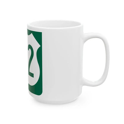 US 192 FL reversed (Florida) (Road Sign) White Coffee Mug - Go Mug Yourself