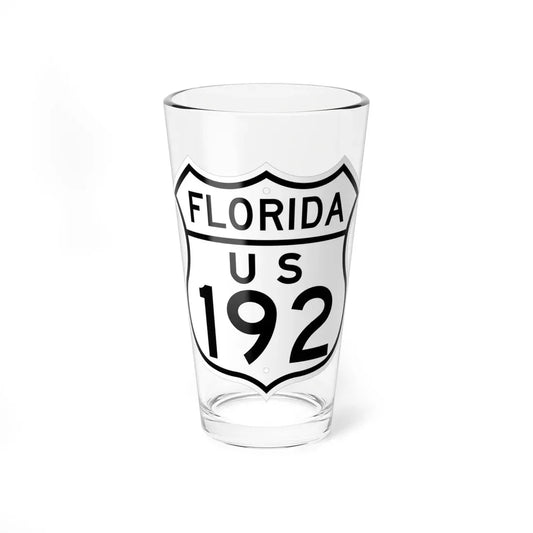 US 192 Florida 1948 (Florida) (Road Sign) Pint Glass 16oz 16oz - Go Mug Yourself