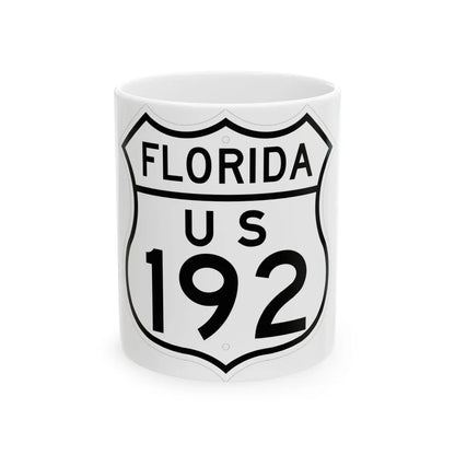 US 192 Florida 1948 (Florida) (Road Sign) White Coffee Mug 11oz - Go Mug Yourself