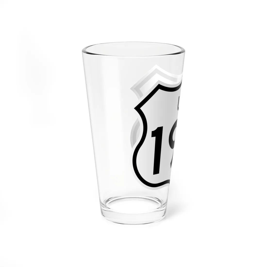 US 199 1961 cutout (California) (Road Sign) Pint Glass 16oz - Go Mug Yourself