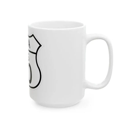 US 20 Iowa 1948 (Iowa) (Road Sign) White Coffee Mug - Go Mug Yourself