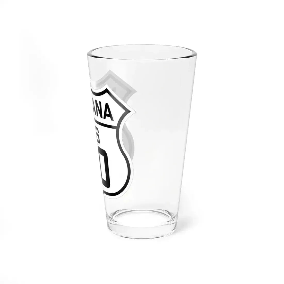 US 20 Montana 1926 (Montana) (Road Sign) Pint Glass 16oz - Go Mug Yourself