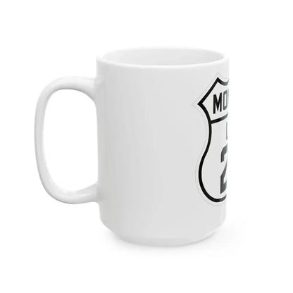 US 20 Montana 1926 (Montana) (Road Sign) White Coffee Mug - Go Mug Yourself