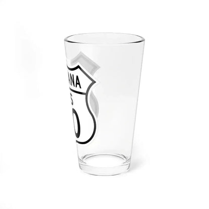 US 20 Montana 1948 (Montana) (Road Sign) Pint Glass 16oz - Go Mug Yourself