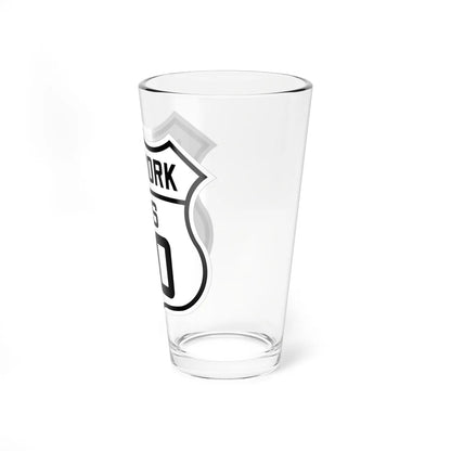 US 20 New York 1926 (New York) (Road Sign) Pint Glss 16oz - Go Mug Yourself