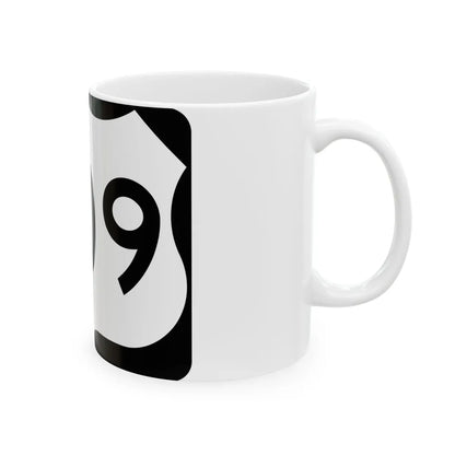 US 209 NY (New York) (Road Sign) White Coffee Mug - Go Mug Yourself