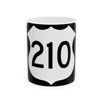US 210 MN 1961 (Minnesota) (Road Sign) White Coffee Mug 11oz - Go Mug Yourself