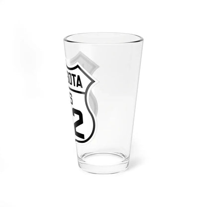 US 212 Minnesota 1926 (Minnesota) (Road Sign) Pint Glass 16oz - Go Mug Yourself