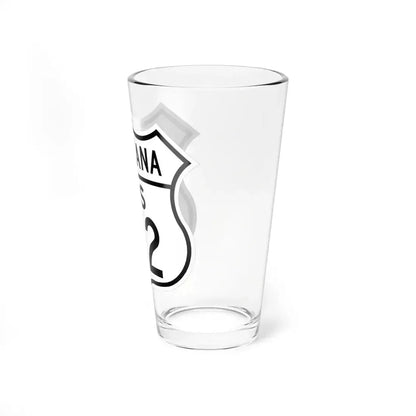 US 212 Montana 1948 (Montana) (Road Sign) Pint Glass 16oz - Go Mug Yourself