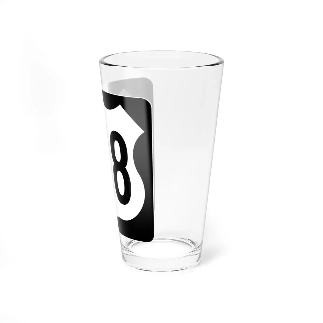 US 218 IA (Iowa) (Road Sign) Pint Glass 16oz - Go Mug Yourself