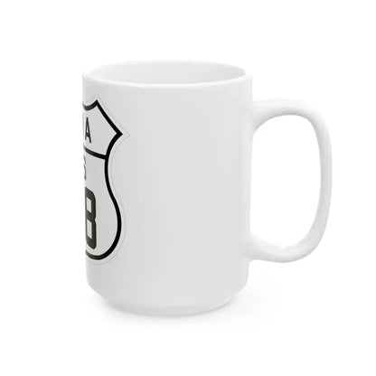 US 218 Iowa 1926 (Iowa) (Road Sign) White Coffee Mug - Go Mug Yourself
