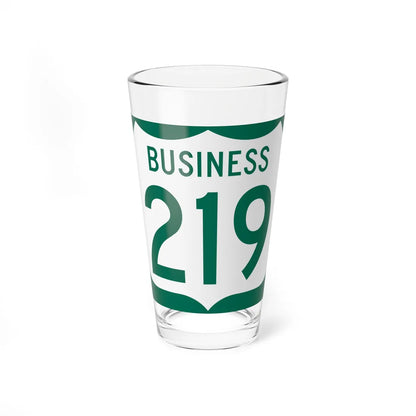 US 219 Business MD (Maryland) (Road Sign) Pint Glss 16oz 16oz - Go Mug Yourself