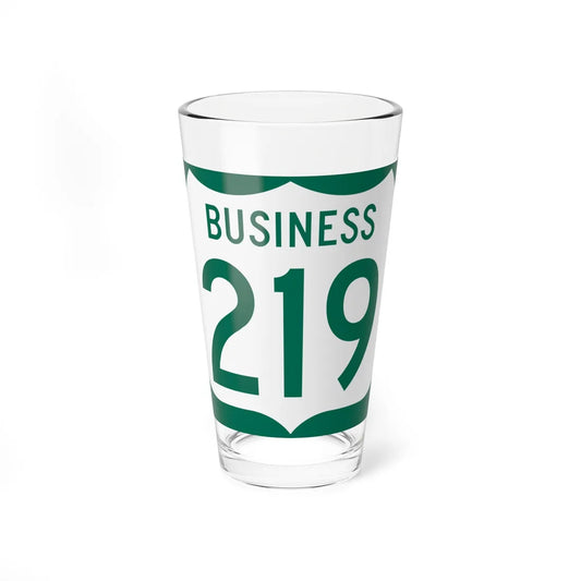 US 219 Business MD (Maryland) (Road Sign) Pint Glss 16oz 16oz - Go Mug Yourself