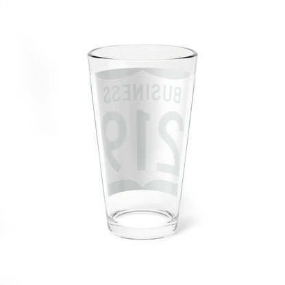 US 219 Business MD (Maryland) (Road Sign) Pint Glss 16oz - Go Mug Yourself