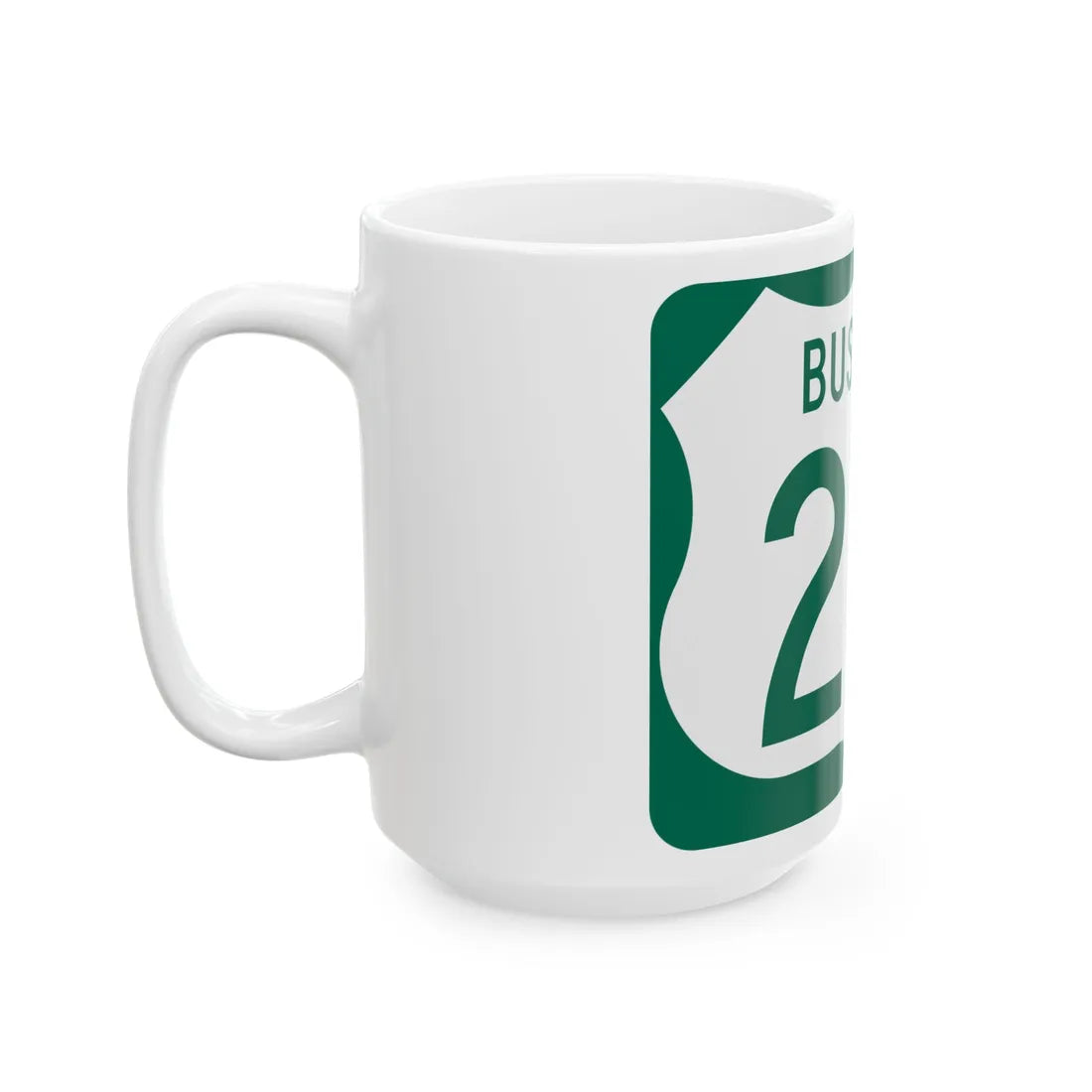 US 219 Business MD (Maryland) (Road Sign) White Coffee Mug - Go Mug Yourself