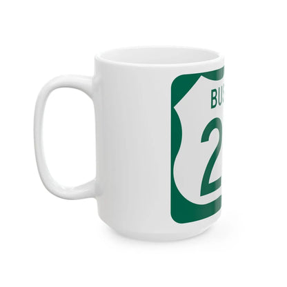 US 219 Business MD (Maryland) (Road Sign) White Coffee Mug - Go Mug Yourself
