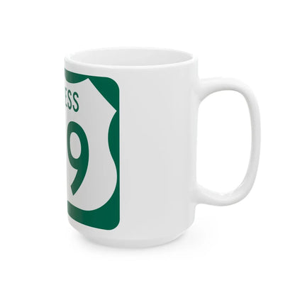 US 219 Business MD (Maryland) (Road Sign) White Coffee Mug - Go Mug Yourself
