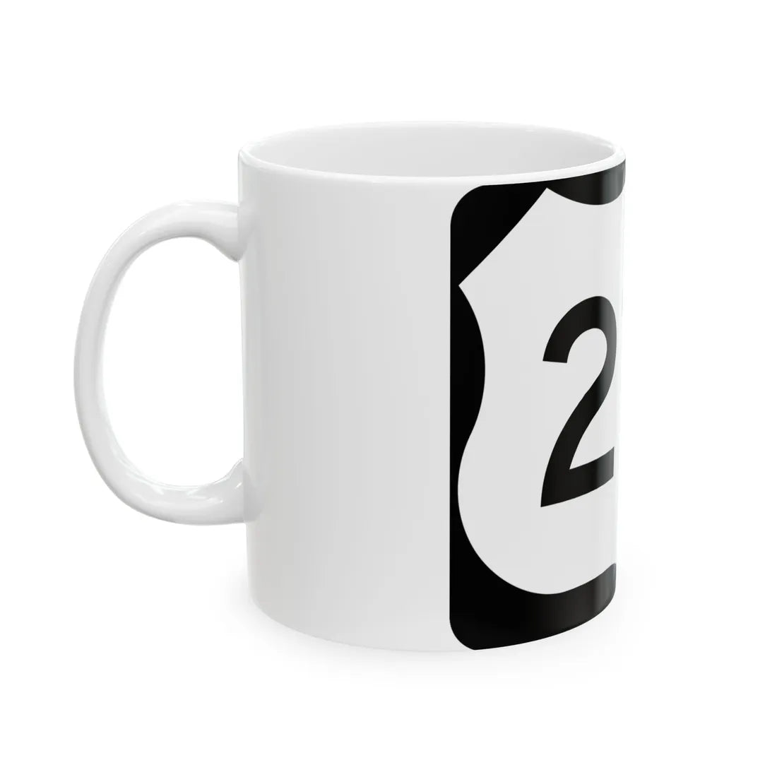 US 219 NY (New York) (Road Sign) White Coffee Mug - Go Mug Yourself