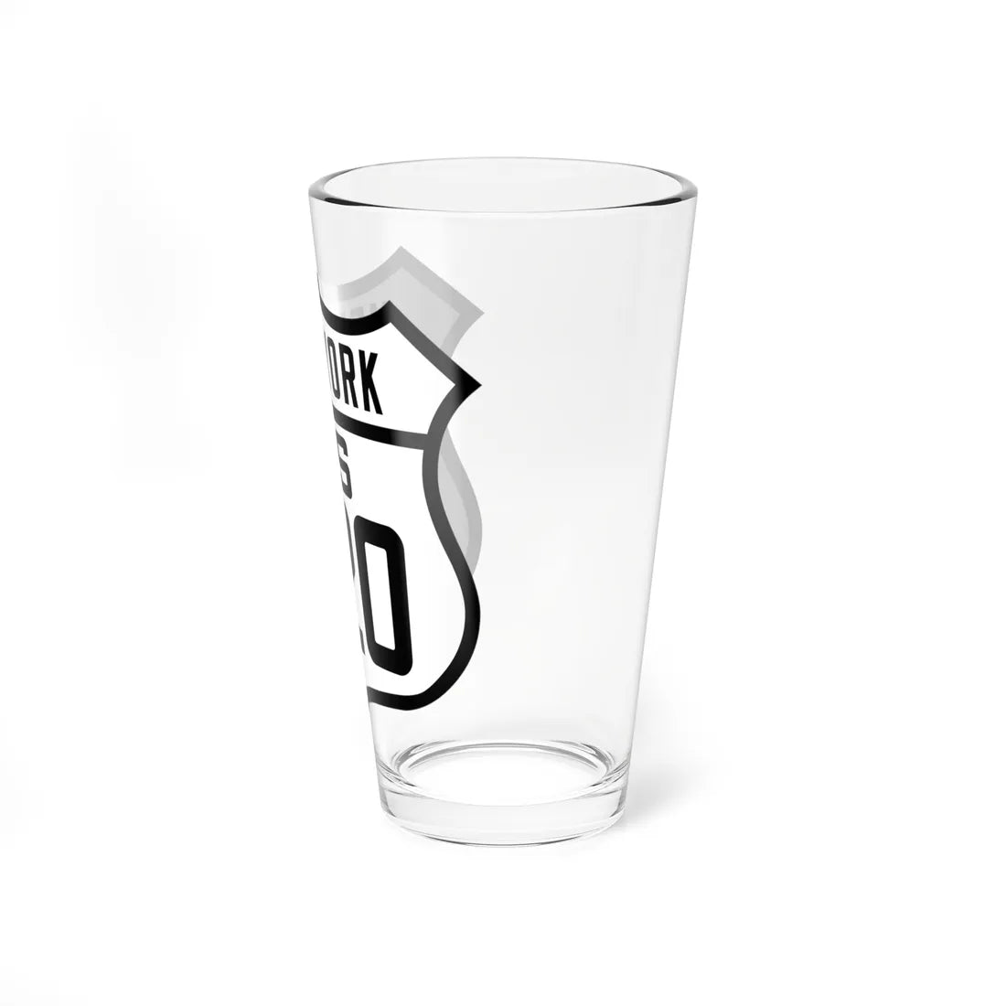 US 220 NY Old (New York) (Road Sign) Pint Glass 16oz - Go Mug Yourself