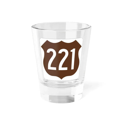 US 221 FL (Florida) (Road Sign) Shot Glass 1.5oz 1.5oz - Go Mug Yourself