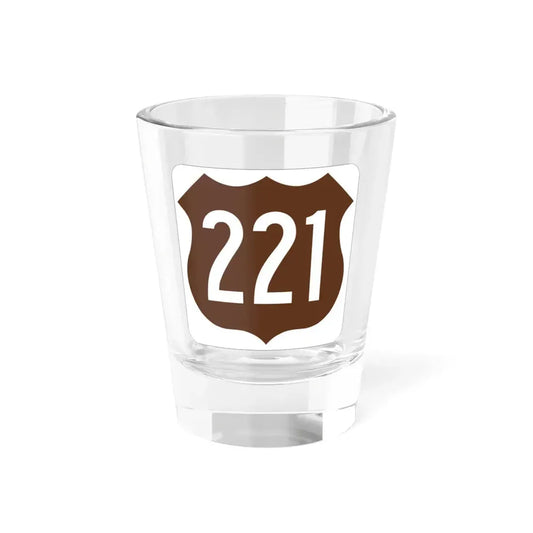 US 221 FL (Florida) (Road Sign) Shot Glass 1.5oz 1.5oz - Go Mug Yourself