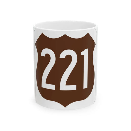 US 221 FL (Florida) (Road Sign) White Coffee Mug 11oz - Go Mug Yourself