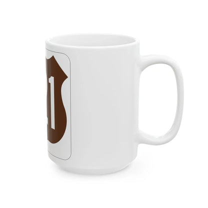 US 221 FL (Florida) (Road Sign) White Coffee Mug - Go Mug Yourself