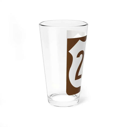 US 221 FL reversed (Florida) (Road Sign) Pint Glass 16oz - Go Mug Yourself