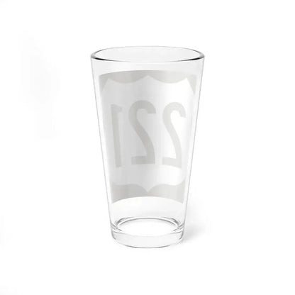 US 221 FL reversed (Florida) (Road Sign) Pint Glass 16oz - Go Mug Yourself