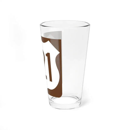 US 221 FL reversed (Florida) (Road Sign) Pint Glass 16oz - Go Mug Yourself