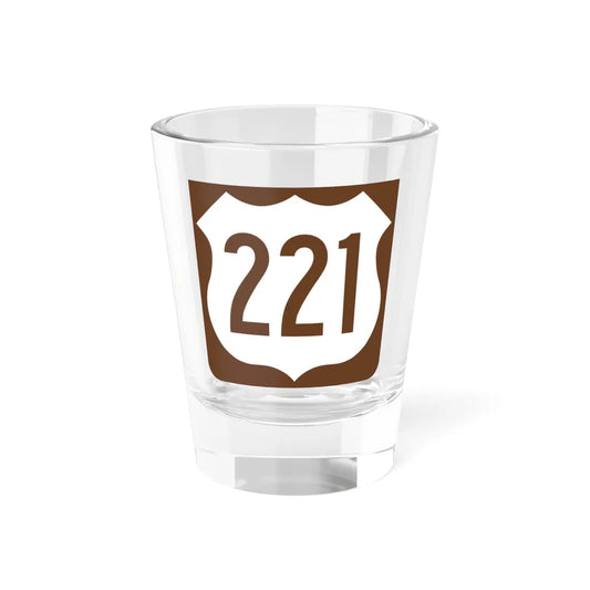 US 221 FL reversed (Florida) (Road Sign) Shot Glass 1.5oz 1.5oz - Go Mug Yourself