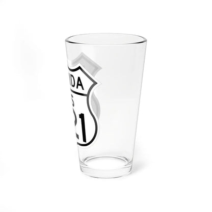 US 221 Florida 1948 (Florida) (Road Sign) Pint Glass 16oz - Go Mug Yourself