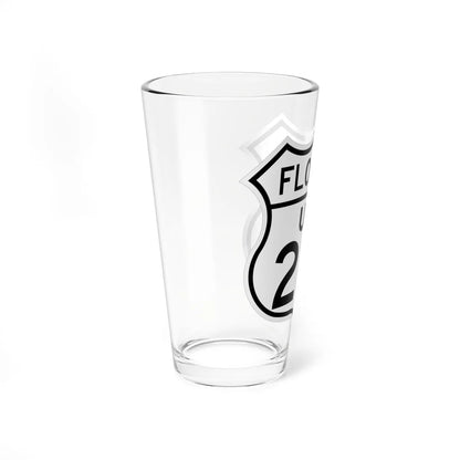 US 221 Florida 1948 (Florida) (Road Sign) Pint Glass 16oz - Go Mug Yourself