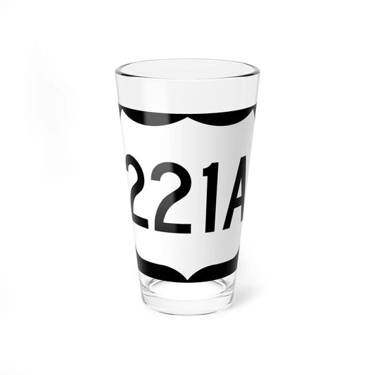US 221A (North Carolina) (Road Sign) Pint Glass 16oz 16oz - Go Mug Yourself