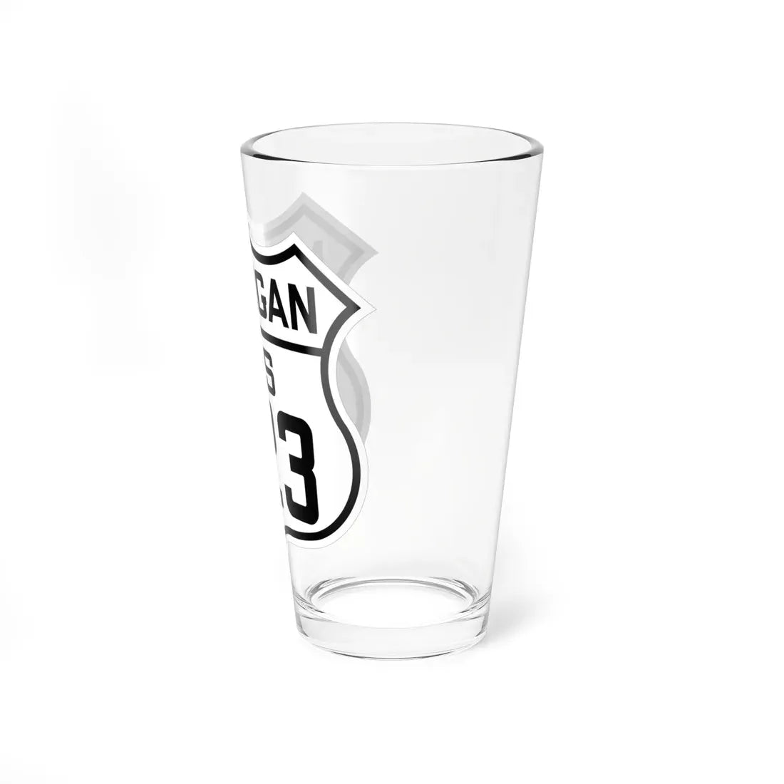 US 223 Michigan 1926 (Michigan) (Road Sign) Pint Glass 16oz - Go Mug Yourself