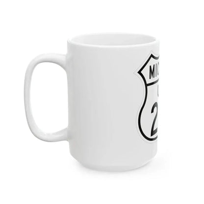 US 223 Michigan 1948 (Michigan) (Road Sign) White Coffee Mug - Go Mug Yourself