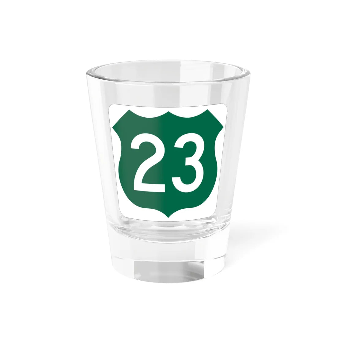 US 23 FL (Florida) (Road Sign) Shot Glass 1.5oz 1.5oz - Go Mug Yourself