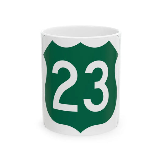 US 23 FL (Florida) (Road Sign) White Coffee Mug 11oz - Go Mug Yourself