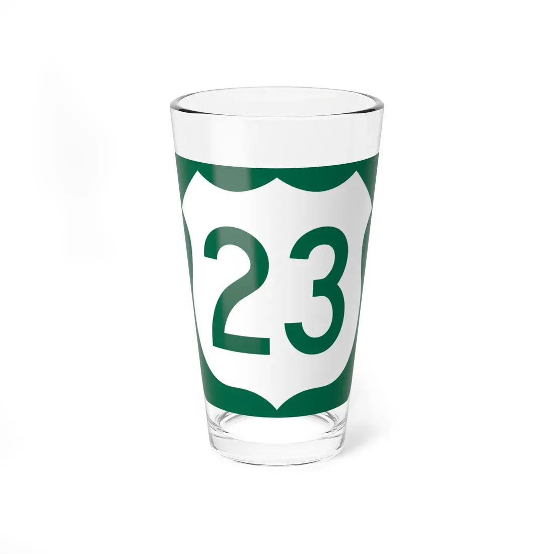 US 23 FL reversed (Florida) (Road Sign) Pint Glass 16oz 16oz - Go Mug Yourself