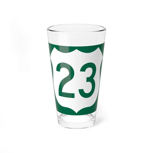 US 23 FL reversed (Florida) (Road Sign) Pint Glass 16oz 16oz - Go Mug Yourself