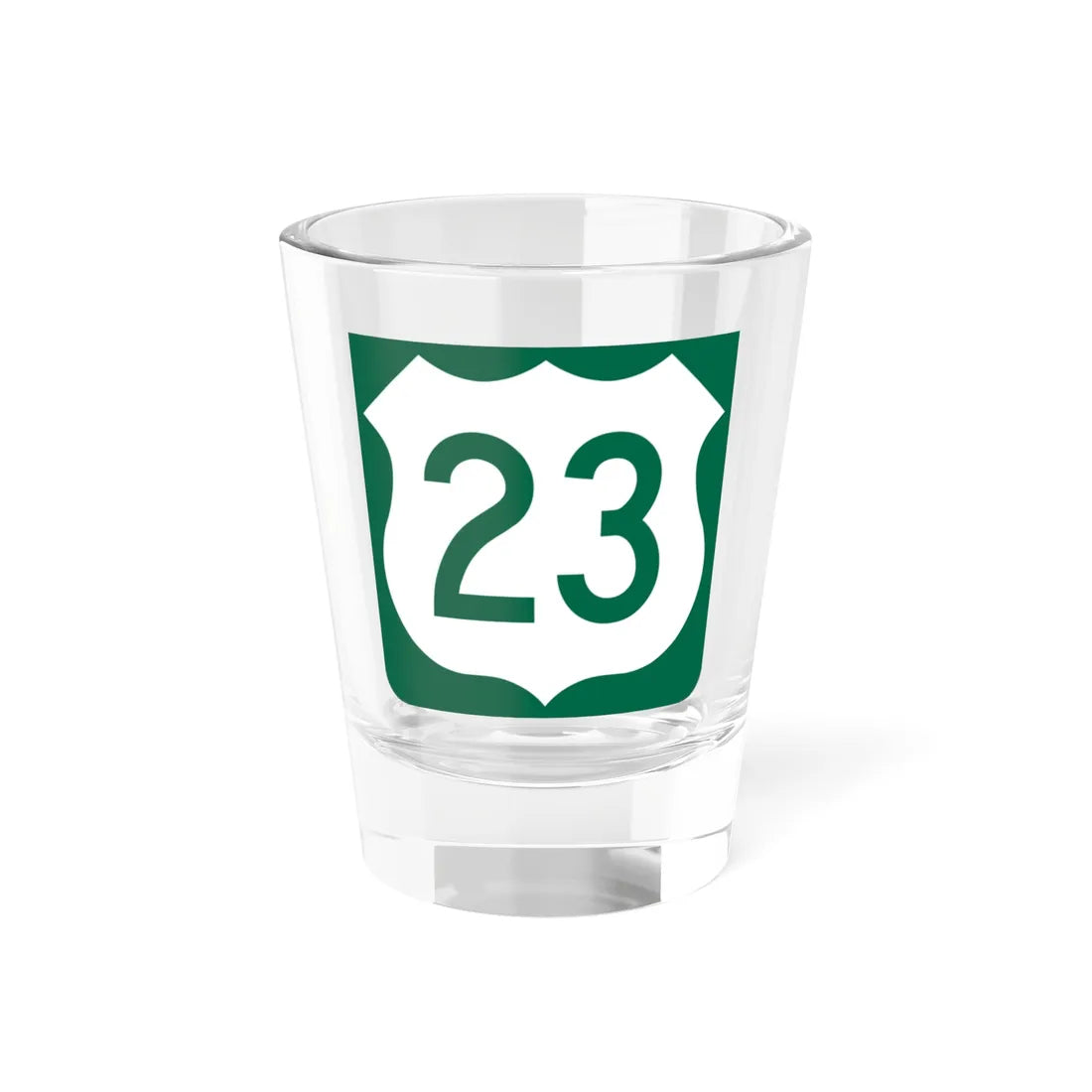 US 23 FL reversed (Florida) (Road Sign) Shot Glass 1.5oz 1.5oz - Go Mug Yourself