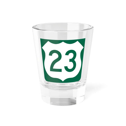 US 23 FL reversed (Florida) (Road Sign) Shot Glass 1.5oz 1.5oz - Go Mug Yourself