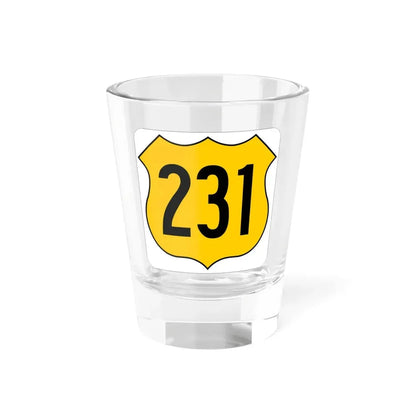 US 231 FL (Florida) (Road Sign) Shot Glass 1.5oz 1.5oz - Go Mug Yourself