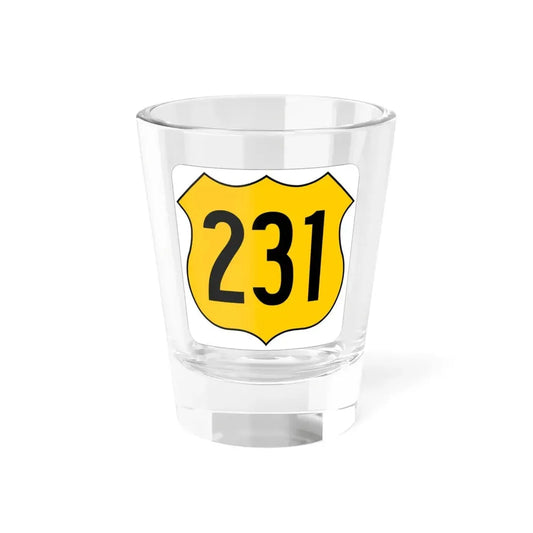 US 231 FL (Florida) (Road Sign) Shot Glass 1.5oz 1.5oz - Go Mug Yourself