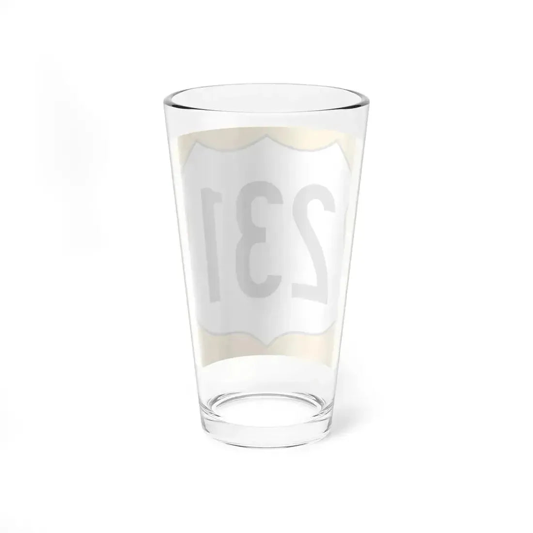 US 231 FL reversed (Florida) (Road Sign) Pint Glass 16oz - Go Mug Yourself