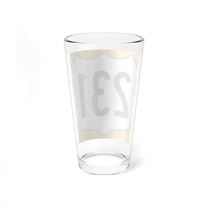 US 231 FL reversed (Florida) (Road Sign) Pint Glass 16oz - Go Mug Yourself