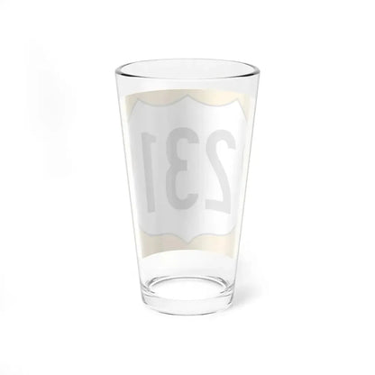 US 231 FL reversed (Florida) (Road Sign) Pint Glss 16oz - Go Mug Yourself