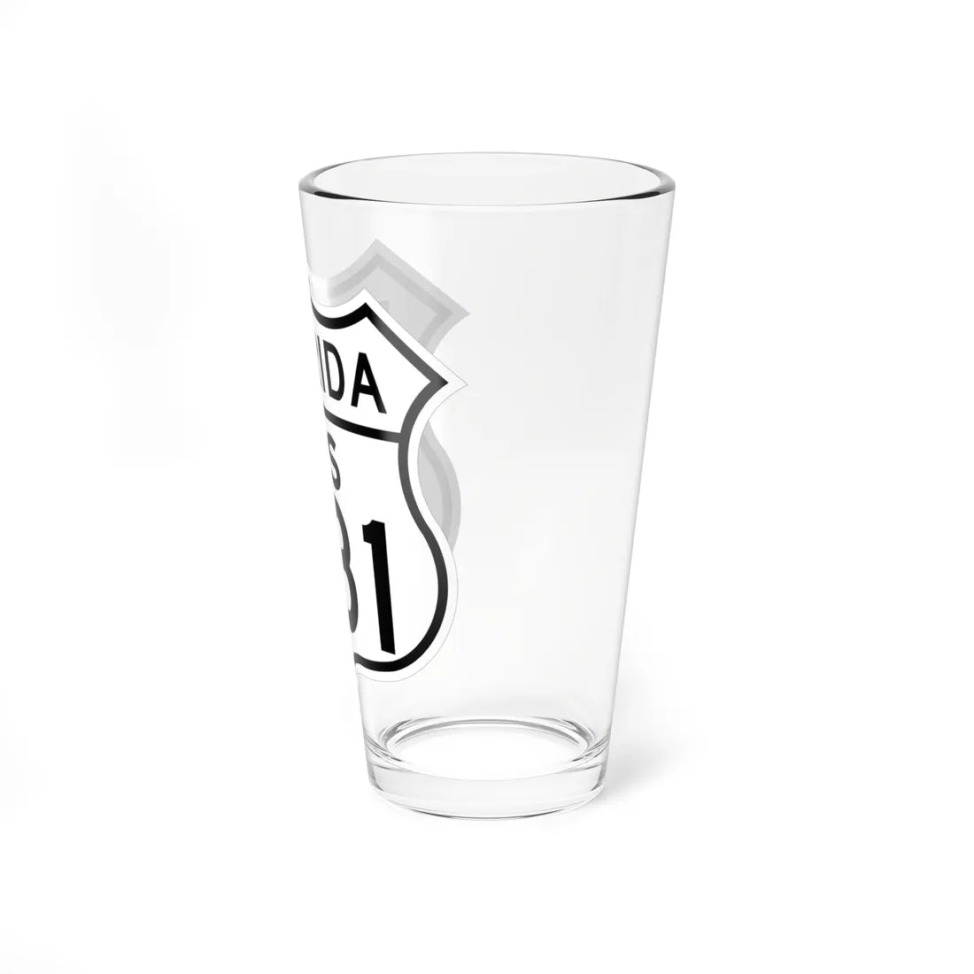 US 231 Florida 1948 (Florida) (Road Sign) Pint Glass 16oz - Go Mug Yourself