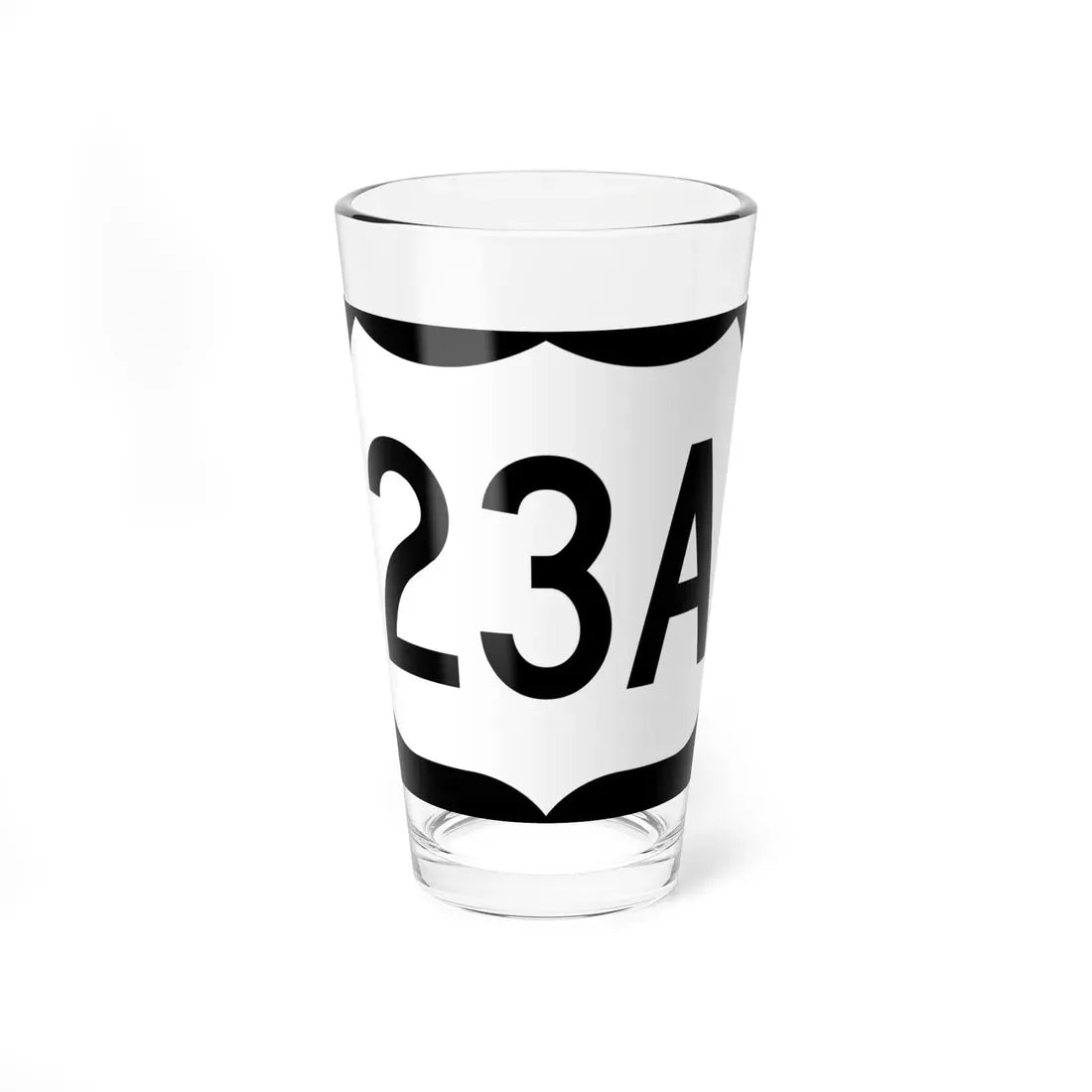 US 23A (North Carolina) (Road Sign) Pint Glass 16oz 16oz - Go Mug Yourself