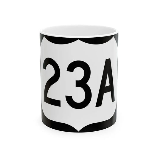 US 23A (North Carolina) (Road Sign) White Coffee Mug 11oz - Go Mug Yourself